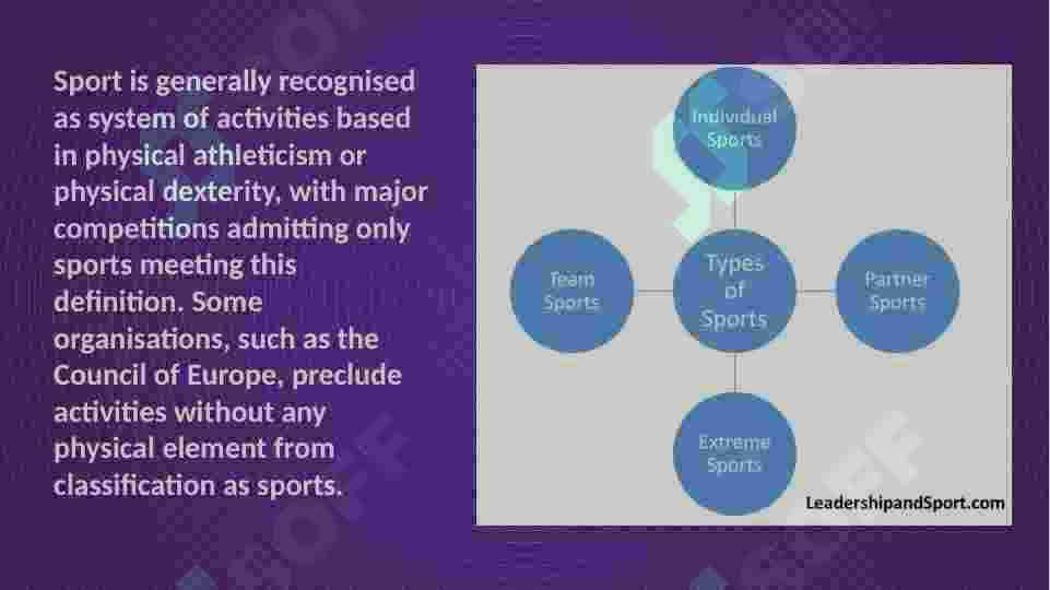Types of sport 4