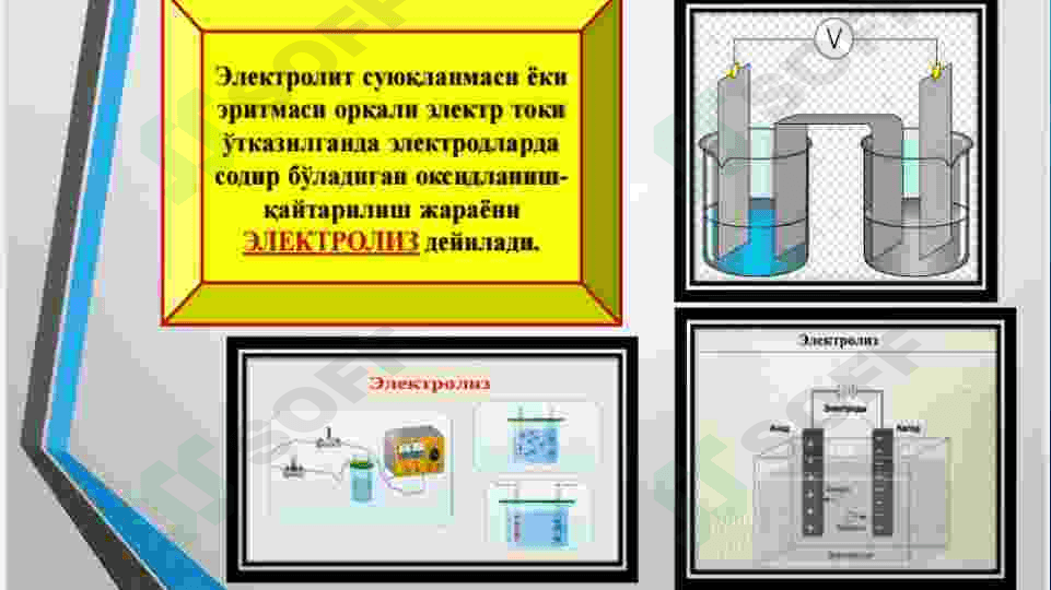 Kimyo elektroliz mavzusini o'qitish metodikasi 2
