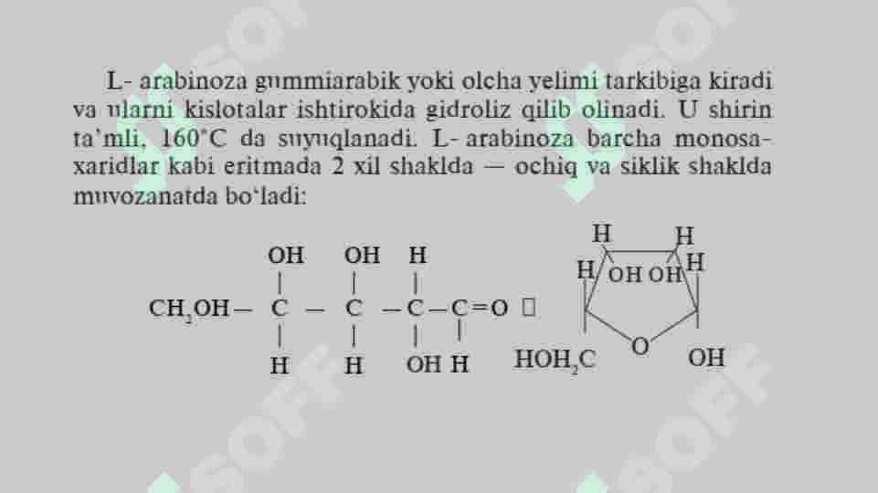 Uglevodlar. Monosaxaridlar 6