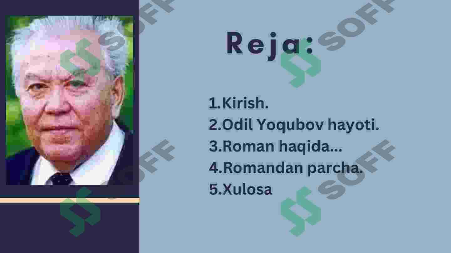 Odil yoqubovning  ULUG`BEK XAZINASI tahlili 2