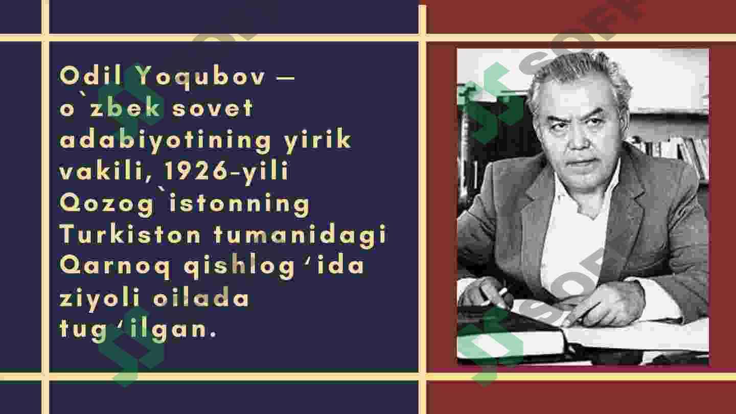 Odil yoqubovning  ULUG`BEK XAZINASI tahlili 4