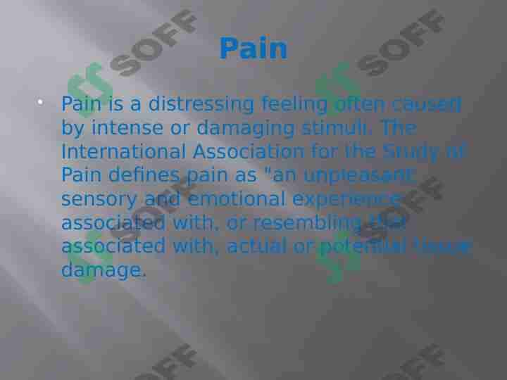 Pain