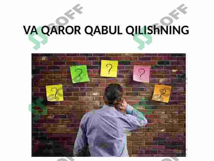 Vaqtni boshqarish 8