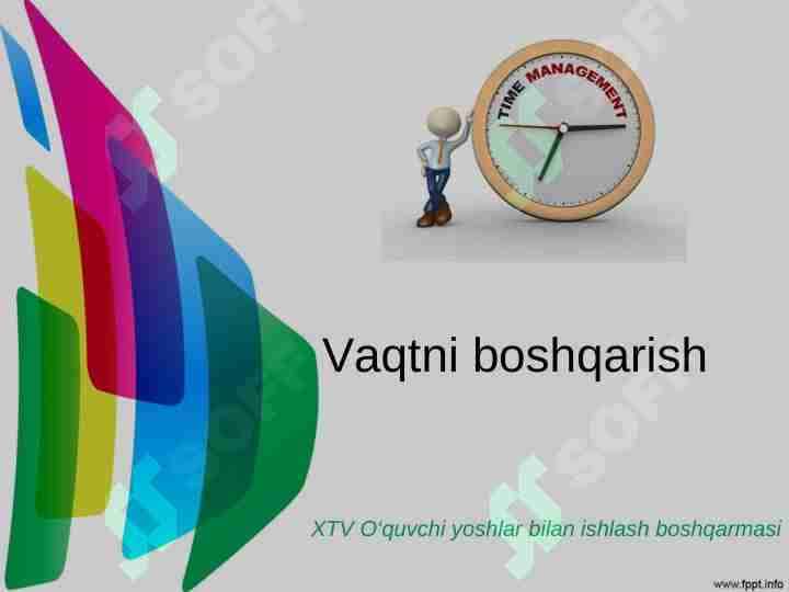Vaqtni boshqarish