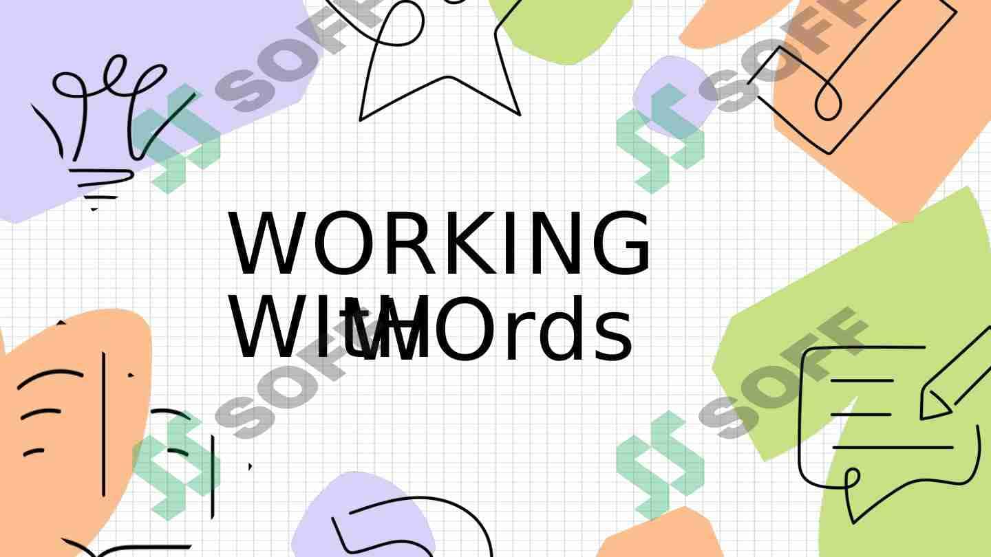 Working With Words 1