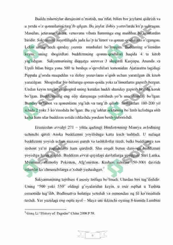 XITOYGA BUDDIZMNING KIRIB  KELISHI VA RIVOJLANISHI kurs ishi 6