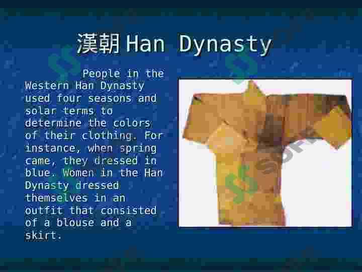 History Of Chinese Clothing         english 5