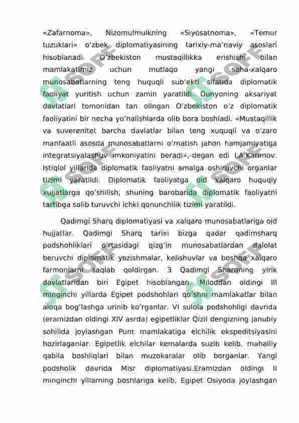 QADIMGI SHARQDA XALQARO MUNOSABATLAR  VA DIPLOMATIYA. QADIMGI YUNONISTON VA RIMDA XALQARO MUNOSABATLAR VA DIPLOMATIYA. 2