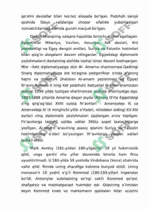 QADIMGI SHARQDA XALQARO MUNOSABATLAR  VA DIPLOMATIYA. QADIMGI YUNONISTON VA RIMDA XALQARO MUNOSABATLAR VA DIPLOMATIYA. 3
