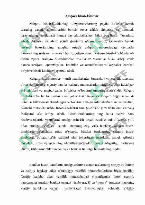 Xalqaro hisob-kitoblar banki 2