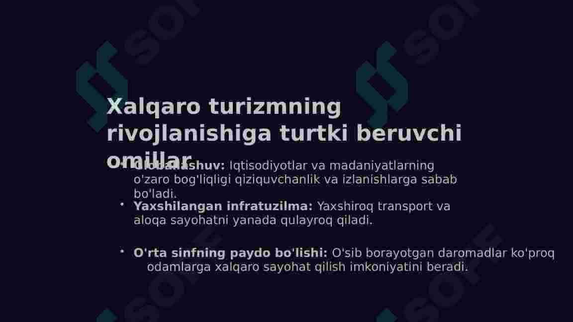 Xalqaro turizm bozori 3
