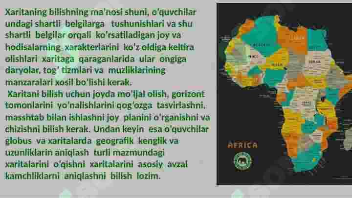 Xaritalar bilan ishlash 3