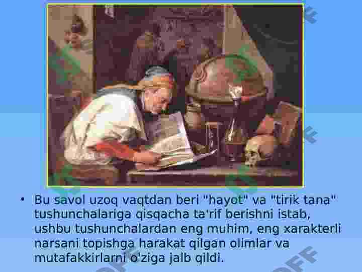 YERDA​ HAYOTNING RIVOJLANISHI 3