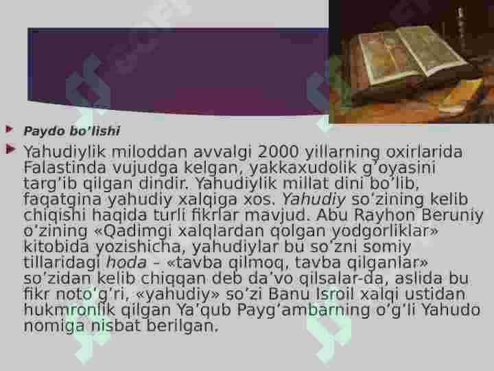 Yahudiylik dini 3