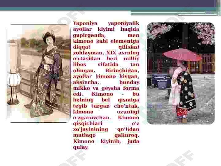 Yaponiya ayollar libosi 4