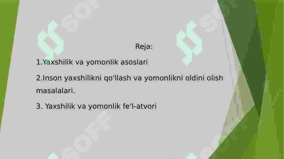 Yaxshilik va yomonlik 3
