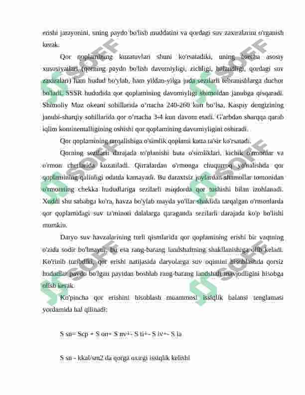 Yer gidrologiyasi 5