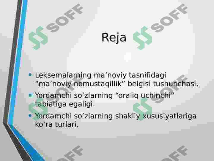 Yordamchi so’zlar 2