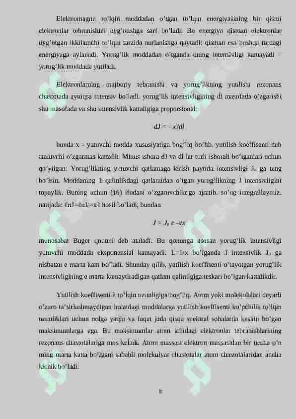 Yorug'lik dispersiyasi 8