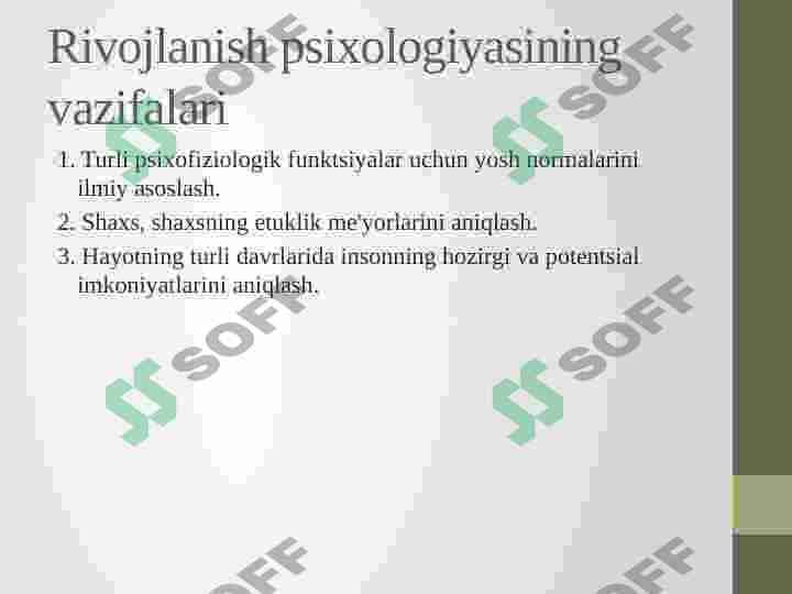 Yoshga bog'liq psixologiya 4