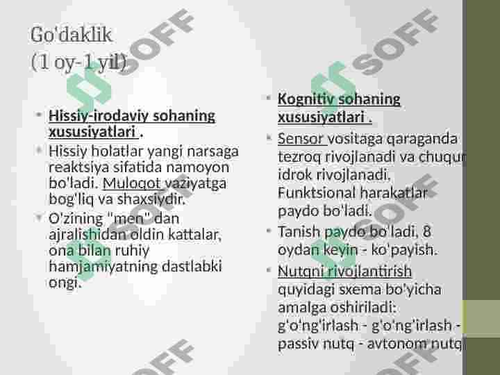 Yoshga bog'liq psixologiya 7