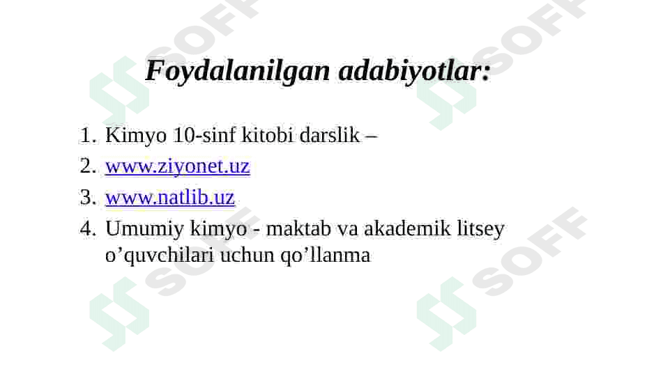 Karbon kislotalar xossalarini o'qitish metodikasi 2
