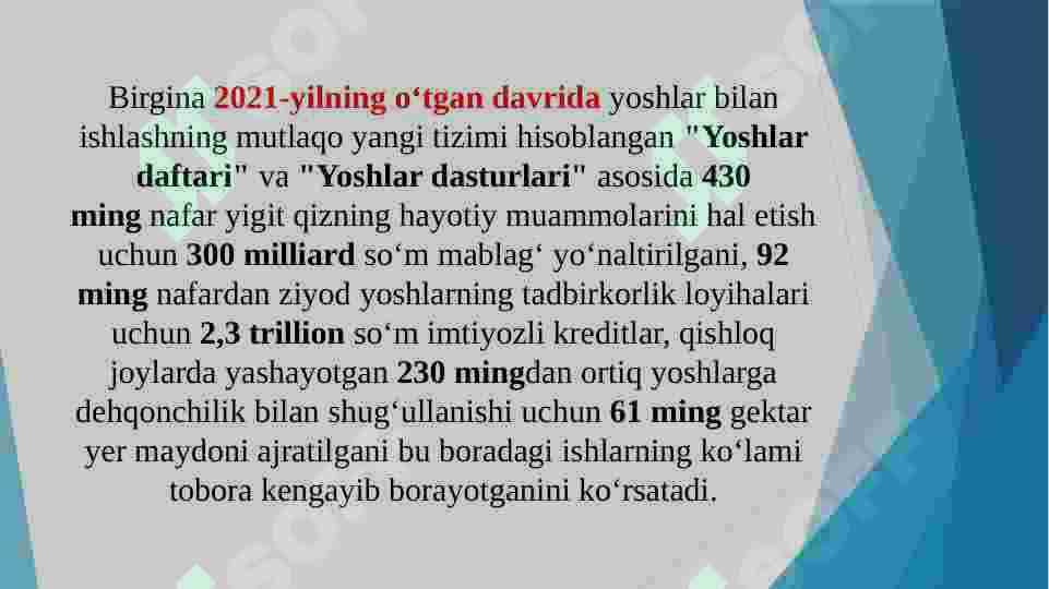 Yoshlar uchun ijtimoiy xizmatlarning tarkibiy qismlari 3