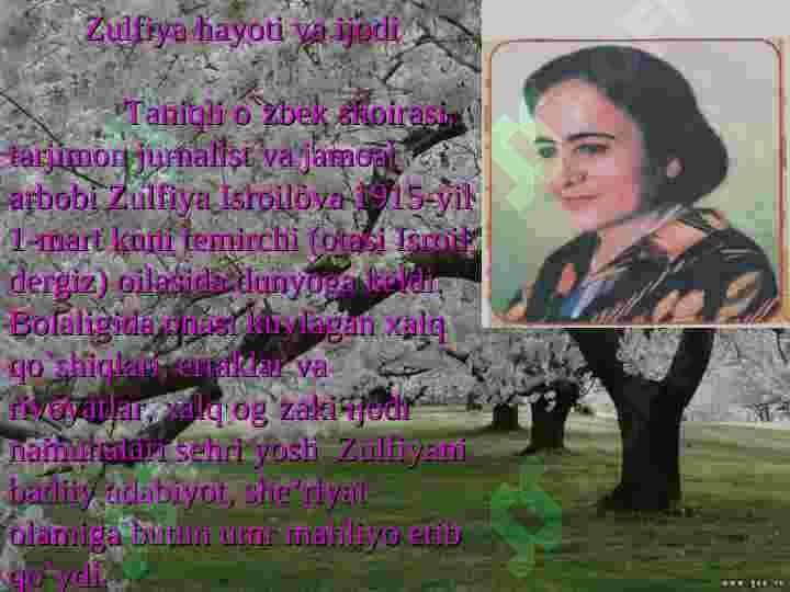Zulfiya 3