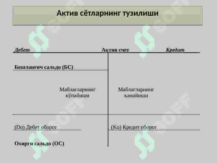 Biznesda xujalik operatsiyalari va ikki yoqlama yozuv 7