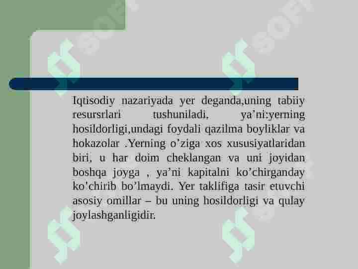 Agrar siyosati oziq-ovqat ta’minoti va xavfsizligi muammolari 2