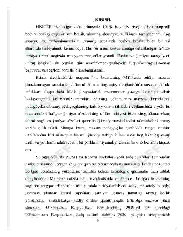 Alohida yordamga muhtoj bo‘lgan bolalar kamchiligini aniqlash, tashxis qo‘yish, maktabgacha ta’limga yo‘naltirish 5