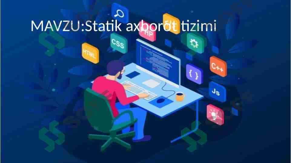 axborot tizimlari, statistik axborot tizimlari