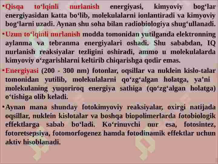 KVANT BIOFIZIKASI 7