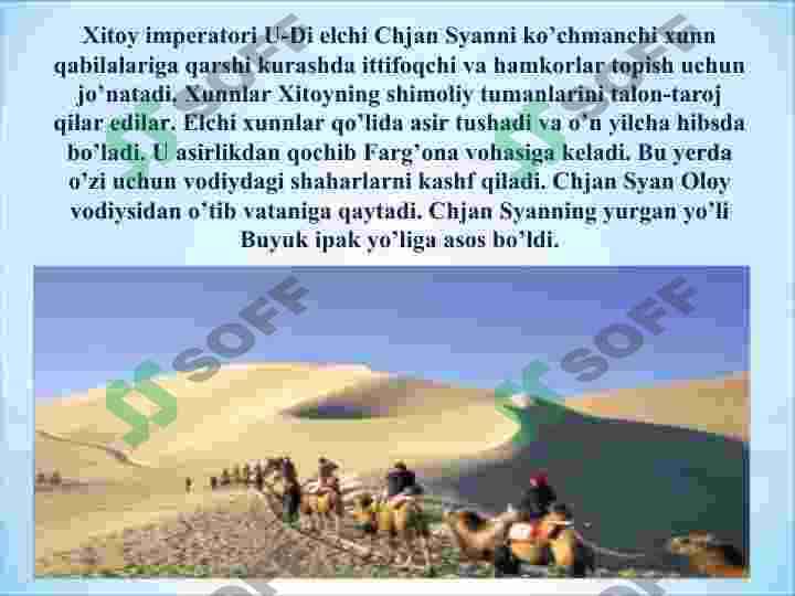 Buyuk ipak yo’li 6