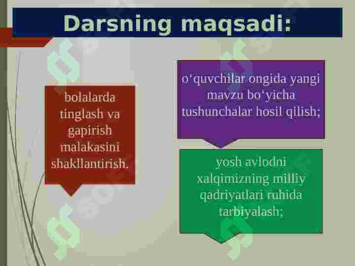TINGLASH VA GAPIRISH MALAKASINI SHAKLLANTIRISH 2
