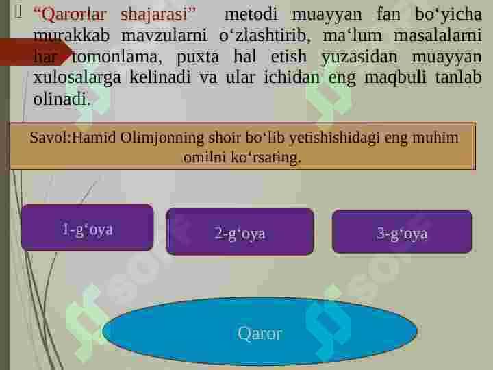 TINGLASH VA GAPIRISH MALAKASINI SHAKLLANTIRISH 6