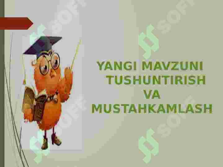 TINGLASH VA GAPIRISH MALAKASINI SHAKLLANTIRISH 7