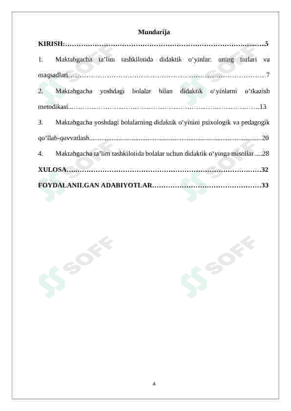 Maktabgacha ta’lim tashkilotlarida didaktik o‘yinlardan foydalanishning maqsadi va mohiyati 4