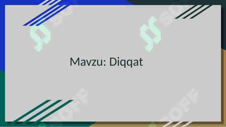 diqqat