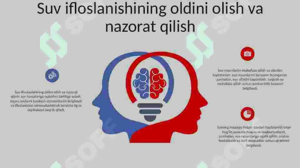 Suv Resurslarini Muhofaza Qilish Va Ulardan Foydalanishning Huquqiy Holati 6