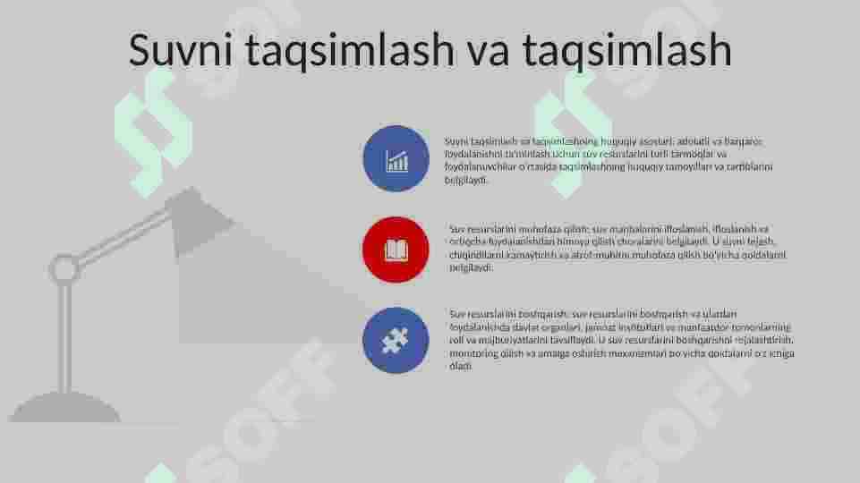 Suv Resurslarini Muhofaza Qilish Va Ulardan Foydalanishning Huquqiy Holati 8