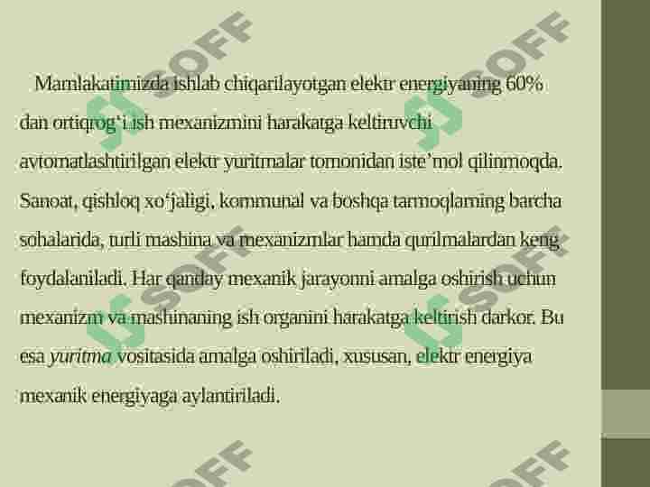 Individual elektr yuritmalar 3