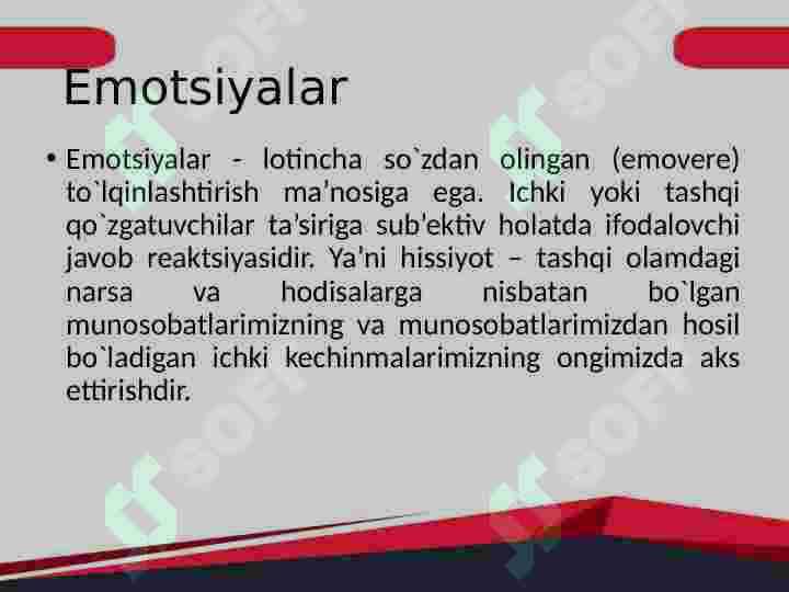Emotsional holatlar 2