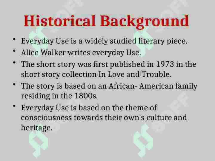 everyday use ppt 3