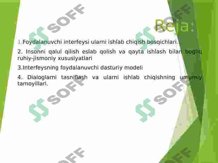 Foydalanuvchi interface 2