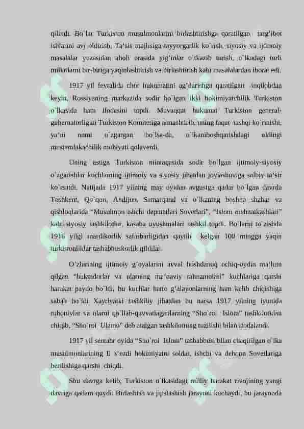 Turkistondа mustаbid sovet hokimiyatining о‘rnаtilishi vа ungа qаrshi qurolli hаrаkаt 3
