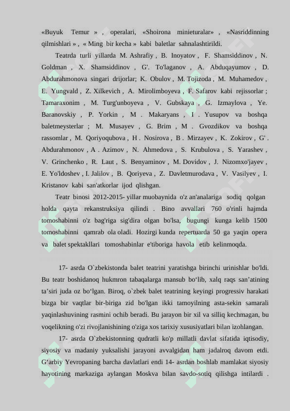 O`zbek baletlari 8