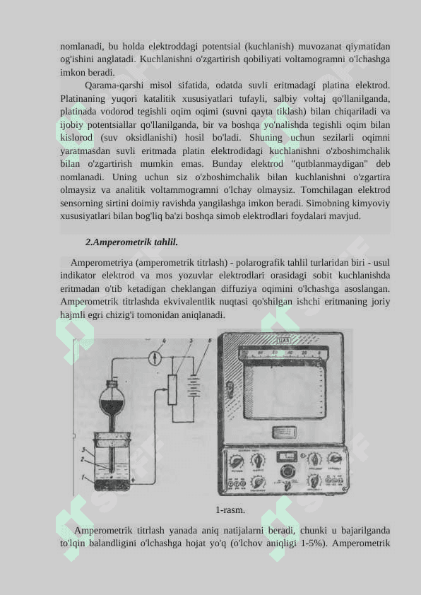 Ossillografik polyarografiyaanaliz metodi 5