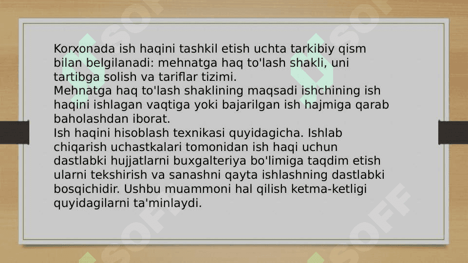 KORXONADA MEHNATGA HAQ TO’LASH FONDINI REJALASHTIRISH 8