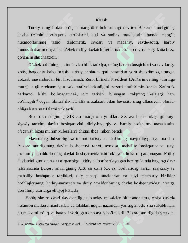 Buxoro amirligida davlat boshqaruvi Buxoro amirligida davlat muassasalari tizimi  24 2